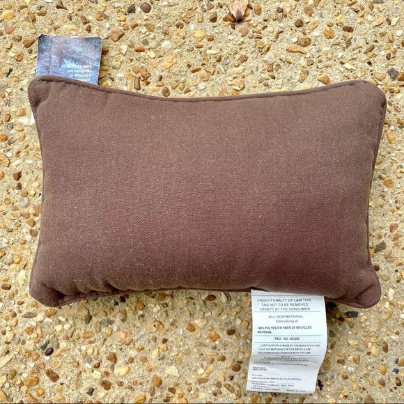 NWT Forget the Dog Beware of Kids Jacquard Woven Pillow Made in USA - Picture 6 of 6